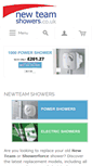 Mobile Screenshot of new-team-showers.co.uk